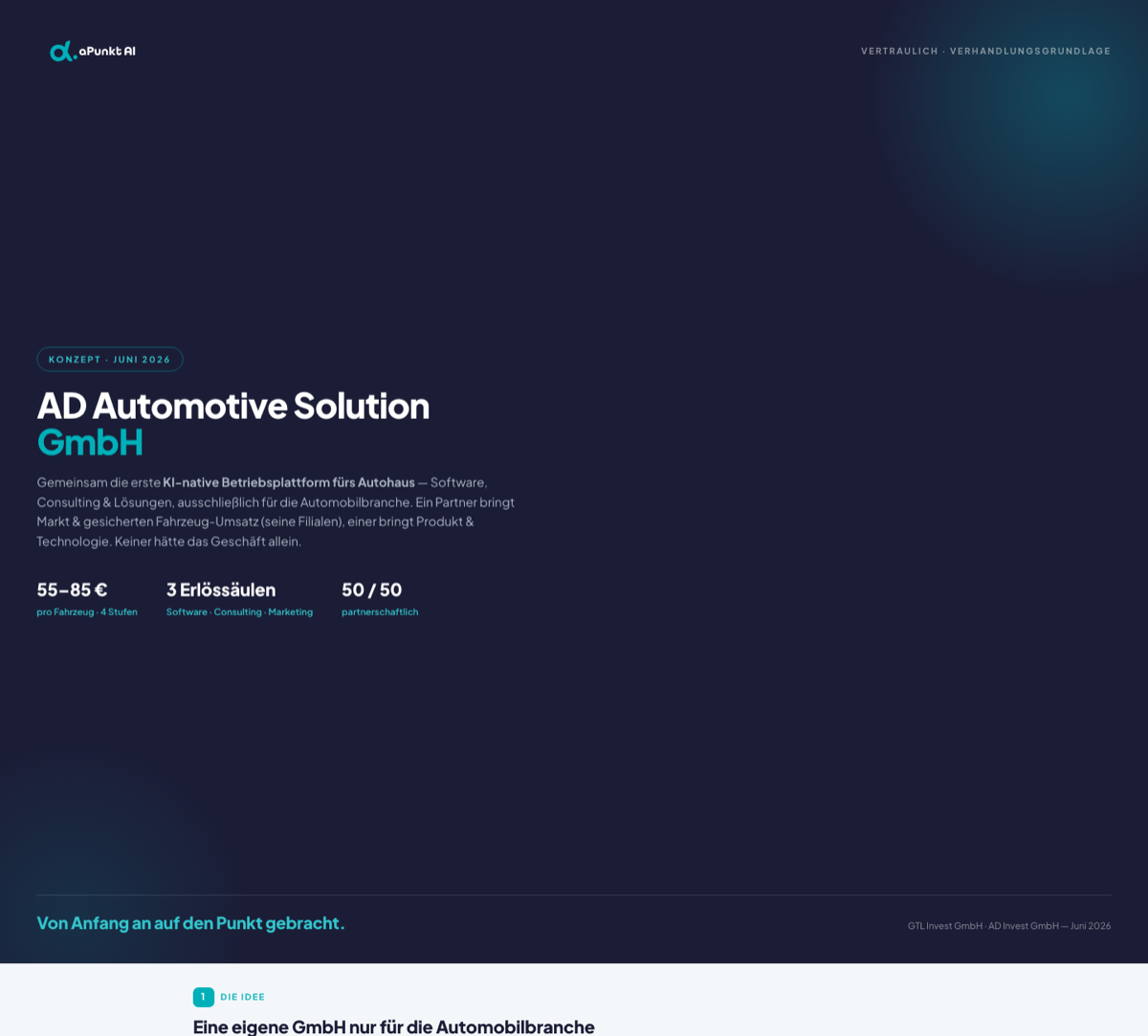 AD-Automotive-Consulting-Seite: Konzept